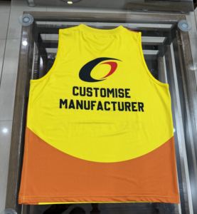 ชุดเสื้อเจอร์ซีย์บาสเก็ตบอลทีมอเมริกันแบบพิมพ์ลายตามสั่ง ยูนิเซ็กซ์ แบบกลับด้านได้ ไซส์พลัส พร้อมโลโก้ด้านหน้า ระบายอากาศได้ดี แห้งเร็ว แบบไม่มีแขน - Product Image 3