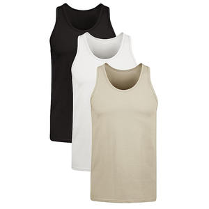 Chaleco de entrenamiento para hombre con logotipo personalizado al por mayor, camiseta sin mangas musculosa para hombre, culturismo, deporte, correr, gimnasio - Product Image 5