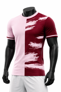 เสื้อฟุตบอลแบบซับลิเมชั่นสั่งทำพิเศษ สองสี แห้งเร็ว ระบายอากาศได้ดี เหมาะสำหรับฝึกซ้อมและแข่งขัน รับผลิตแบบ OEM ODM ขายส่ง - Product Image 5