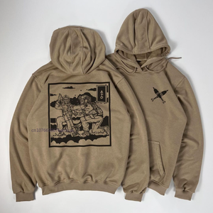 American Street for Tide Patrón personalizado Impresión Pullover Sudadera con capucha para hombres Mujeres Color sólido Sudadera deportiva Tendencia - Product Image 3