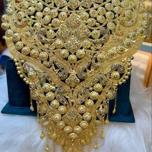 ชุดสร้อยคอชุบทอง24K ดูไบวินเทจเครื่องประดับแฟชั่น - Product Image 1