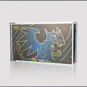 Étui de présentation en acrylique pour <span class=keywords><strong>Pokémon</strong></span> TCG Mega Phantom <span class=keywords><strong>Charizard</strong></span> X Ex Ultra-premium Collection Portable pour résistant à l'eau - Product Image 1