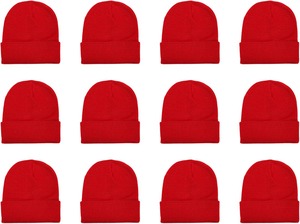 Gorro Jacquard de talla única, ajuste elástico, bordado de Material suave para salidas de invierno, accesorio de playa, viaje de negocios - Product Image 4