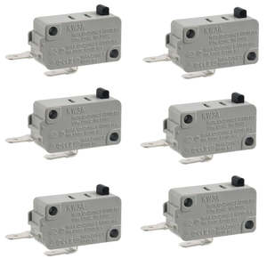 Interrupteur de porte de micro-ondes XPG497 (lot de 6 normalement ouverts) alimenté électriquement, en plastique - Product Image 1