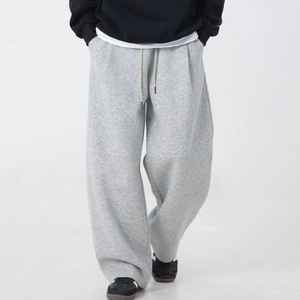 Pantalons de survêtement baggy à jambe droite de style nouveau, 100% coton, pantalons de survêtement jogger, logo personnalisé, pantalons de survêtement pour hommes 2026 - Product Image 5
