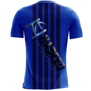 Camiseta de alta calidad para hombre, camisa de tela lisa estampada, diseño de sublimación, logotipo personalizado, informal - Product Image 2