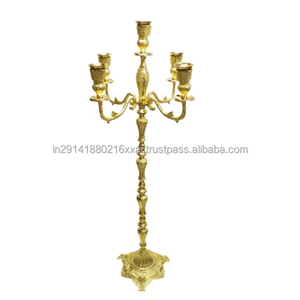 Bougeoir en cristal à 5 bras en relief pour les célébrations de Pâques de Noël de la Saint-Valentin - Product Image 2