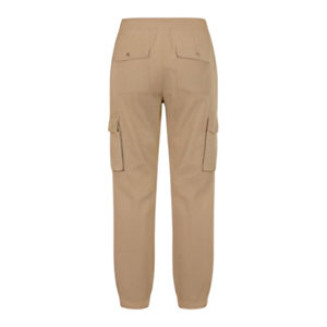 Pantalones de Trabajo Casuales para Mujer, Cierre con Cordón, Transpirables, de Secado Rápido, Lisos, de Lona, 100% Algodón, Cintura Media, Corte Regular - Product Image 4