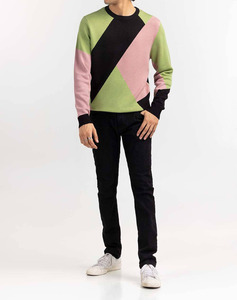 Nouvel arrivage Pull de couleur unie Pull col rond pour homme à manches longues Décontracté Hiver Cachemire Anti-rétrécissement Offre Spéciale Facile à porter - Product Image 2