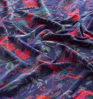 Rehaussez le confort et le charme de votre maison grâce aux rideaux en velours de coton haut de gamme, occultants, écologiques, de style pastoral et à motifs floraux.