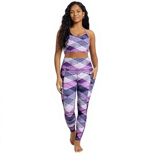 Leggings de yoga pour femmes de haute qualité, personnalisés, solides, à taille haute, doux, respirants, en spandex/nylon, longueur intégrale, forme en V - Product Image 6