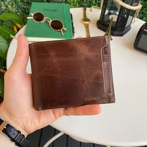 Dallas-Portefeuille pour homme en cuir véritable avec compartiment kangourou - Product Image 3