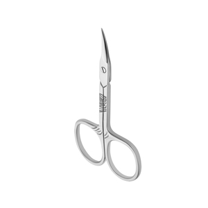 Ciseaux à cuticules avec logo personnalisé Ciseaux à cuticules en acier inoxydable à pointe fine de précision de style allemand pour salons Ciseaux de soins personnels - Product Image 4