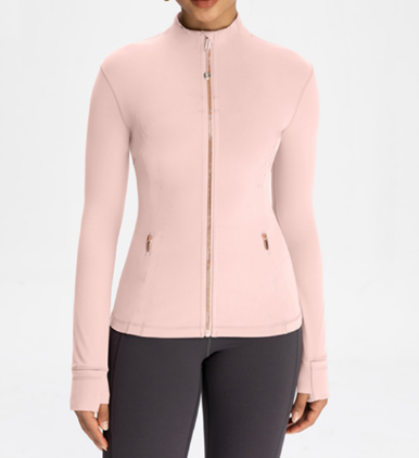 ซิปสีชมพูทอง