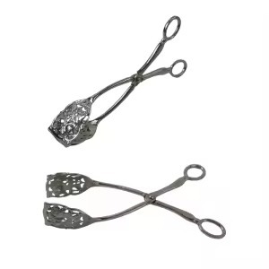 Pinces à pâtisserie en métal de haute qualité pinces de service de cuisine en acier inoxydable salade pain gâteau Buffet BBQ cuisson outil de pince alimentaire - Product Image 5