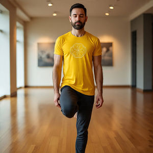 Bodybuilding manches courtes t-shirts hommes 100% coton Yoga Fitness porter t-shirt hommes col rond exercice t-shirt hommes - Product Image 2