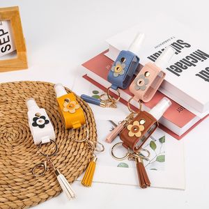 Bolso personalizado llavero colgante decoración auricular bolsa de dibujos animados llavero de cuero bolsa de almacenamiento monedero encanto - Product Image 4