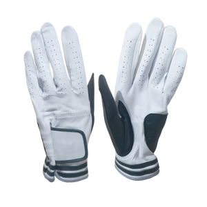 Guantes de Golf Blancos de Cuero Perforado, Guantes Deportivos para Mano Izquierda, para Entrenamiento con Palo de Golf - Product Image 5