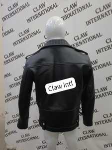 Chaqueta Acolchada Informal Personalizada para Hombre, Estilo Urbano, Cuero Genuino Tejido, Impermeable, Resistente al Viento, Transpirable, Negra - Product Image 6