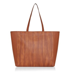 Sac fourre-tout en cuir bohème de grande capacité pour femmes décoration de bouton de fermeture à glissière pour l'organisation professionnelle de travail - Product Image 5