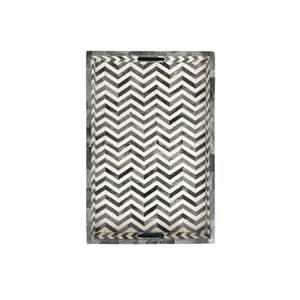 LISTING BANDEJA CON INCRUSTACIONES DE HUESO Bandeja para servir hecha a mano Incrustaciones de hueso de lujo Ramadán Desayuno Comida Fruta Café Té Bandeja decorativa - Product Image 2