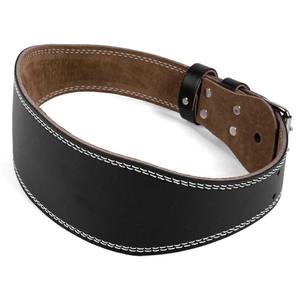 Gym Powerlifting Belt Leather Professional Protection Eco-Friendly Strength Training Back <b>Support</b> for Deadlifts - Product Image 5