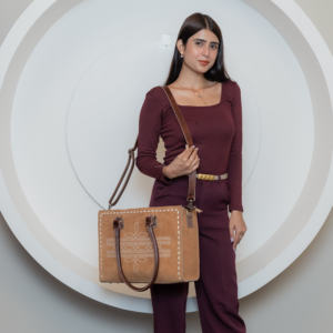 Nouveau sac fourre-tout en cuir suédé véritable usiné sac fourre-tout dissimulé sac d'ordinateur portable sac à main occidental en cuir personnalisé de qualité supérieure pour les femmes - Product Image 3