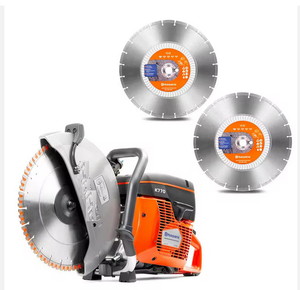 เครื่องตัดไฟฟ้า K770 14 3.7kW แบบซีลโรงงาน แพ็คคู่ ใบเลื่อยตัดคอนกรีต 350 มม. - Product Image 4