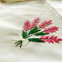 Ensemble de serviettes de table et de sets de table carrés jetables personnalisés en coton brodé à la main pour les mariages, les fêtes et les restaurants