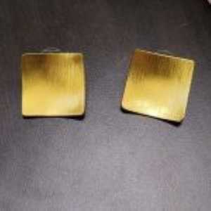 Trendy Brass Gold Plated Stud and Hoop <b>Earrings</b> with <b>Opal</b> Pearl Diamond - Product Image 1