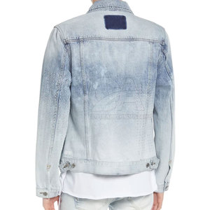 Chaquetas vaqueras ligeras de diseño personalizado para hombre, chaqueta vaquera de alta calidad para invierno, nueva condición para hombre, chaqueta vaquera de calle para hombre - Product Image 3