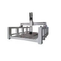 Máquina enrutadora de fresado CNC de 5 ejes para hacer moldes de escultura 3D Motor de núcleo de granito de espuma de madera DSP Syntec NC Studio software
