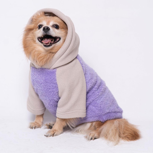 Ropa para Mascotas Hecha a Medida de Primera Calidad 100%, Sudaderas de Lujo para Perros con Forro Polar, Bordado Personalizado, Impresión de Logotipo, Diseño Sólido, Ropa de Invierno - Product Image 1