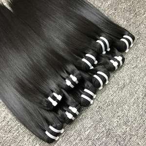 Extensiones de cabello humano vietnamita recto de hueso de mujer de alta calidad Paquetes al por mayor - Product Image 2