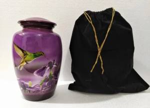 Urne de crémation en alliage classique rose pour cendres humaines adultes urne de crémation commémorative pour cendres humaines avec sac en velours - Product Image 4