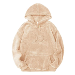 OEM Custom Fuzzy Winter <b>Mens</b> <b>Sherpa</b> <b>Fleece</b> Hoodie Pullover Streetwear Top <b>Mens</b> <b>Sherpa</b> <b>Fleece</b> Hoodie - Product Image 4