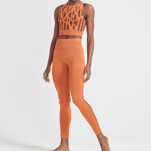 Pantalons de sport compressifs extensibles OEM, neufs, de haute qualité, taille haute, effet push-up, yoga, sur mesure, vente chaude, leggings pour femmes - Product Image 2