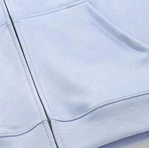 Ensemble Survêtement Couleur Unie pour Femme, Design Personnalisé, Vente en Gros de Vêtements d'Entraînement, Coton, Deux Pièces, Polaire à Manches Longues, Élégant - Product Image 3