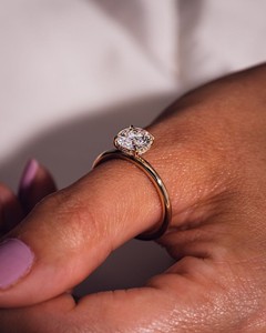 Diamant naturel taille ronde F couleur VS2 clarté IGI certifié fiançailles Solitaire 14Kt or jaune diamant anneaux de mariage - Product Image 2