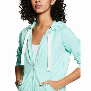 เสื้อฮู้ดแบบมีซิปสำหรับผู้หญิง,เสื้อกันหนาวแนวสตรีทแบบทนทานสวมใส่สบายขนาดใหญ่พิเศษสไตล์ล่าสุดสำหรับผู้ใหญ่ - Product Image 5