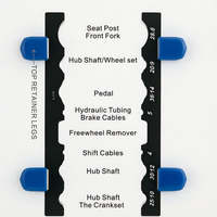 Worldcycle Inserts magnétiques pour étrier de vélo TL-318, mâchoires d'axe, patins de serrage en aluminium, pour l'entretien des moyeux de vélo de route et des conduites hydrauliques
