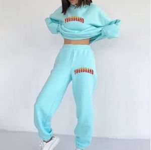 Sweat à capuche court pour femmes OEM de qualité supérieure Logo personnalisé Coton polaire Mode Fournisseur Streetwear - Product Image 1