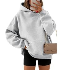 Sudadera Extra Grande y Acogedora de Felpa para Mujer, Sudadera con Capucha de Forro Polar de 460 g/m² con Bolsillo, Transpirable, para Otoño e Invierno - Product Image 3