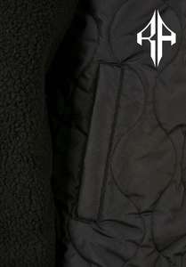 2025 Top Nueva venta Chaqueta de invierno 100% Poliéster Transpirable Impreso Cremallera Chaqueta acolchada Logotipo personalizado Servicio OEM - Product Image 6