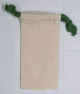 Custom Designed Logo Print Recycled 100% Organic Cotton Drawstring Bag Eco-Friendly Canvas Shopping Gift Bag - Product Image 1