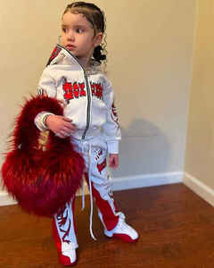 2025 enfants unisexe visage complet Zip survêtement nouveau Style 100% coton polaire avec doublure en Satin hiver ensemble Offre Spéciale - Product Image 5