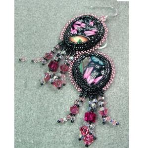 Pendientes de Bordado con Cuentas, Joyería con Múltiples Cuentas para Niñas y Mujeres, Tamaño Personalizado para Regalo de Fiesta, Hecho en India - Product Image 3