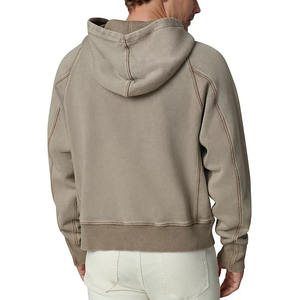 Nouveau style de sweat à capuche délavé à l'acide de meilleure qualité pour hommes et vêtements décontractés pour logo professionnel de qualité pour hommes sweats à capuche délavés à l'acide - Product Image 3