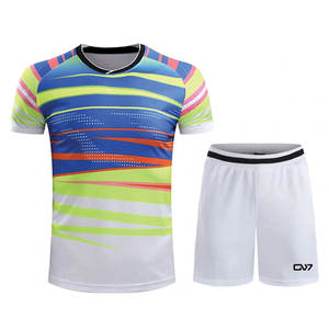 Conjuntos de uniformes de tenis OEM para jugadores profesionales, uniforme de tenis cómodo que absorbe la humedad - Product Image 1