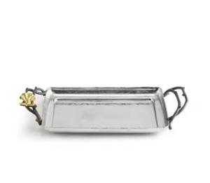 Bandejas de grabado a mano de forma ovalada de aluminio y Metal más exigentes, diseño increíble, bandejas de servicio altamente decorativas llamativas - Product Image 6